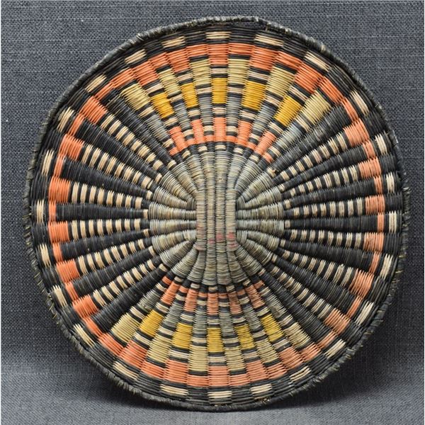 HOPI INDIAN BASKETRY PLAQUE