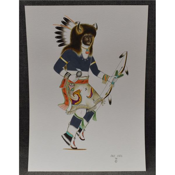 TESUQUE INDIAN PAINTING (PAUL VIGIL)