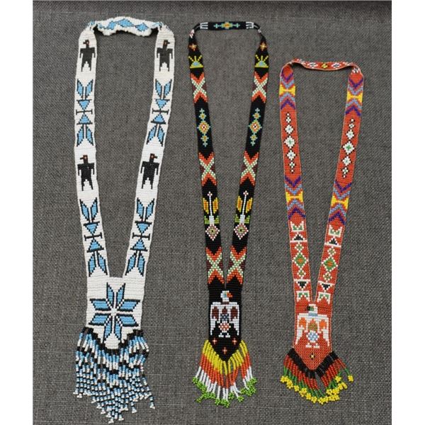 NAVAJO INDIAN BEADED NECKLACES