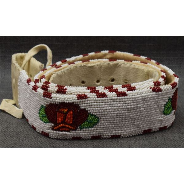 SHOSHONE INDIAN BEADED BELT