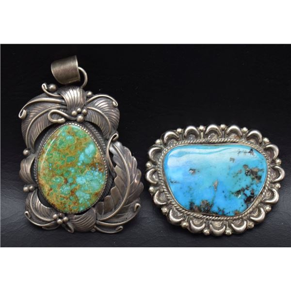 NAVAJO INDIAN PIN/PENDANT