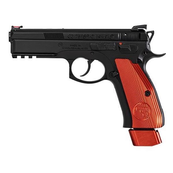 CZ 75 SP-01 COMPETITION 9MM RED ALUM GRIPS 21RD
