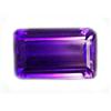 Image 1 : 15.7ct Emerald Cut Bi Color Amethyst (GEM-9788B)