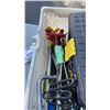 Image 3 : BIN OF OF VARIOUS TOOLS, SOCKETS AND MORE