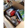 Image 2 : BOX OF PAINTING AND DRYWALL TOOLS, PAINT SPRAYERS, GATOR GRIP TAPE