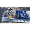 Image 1 : LOT OF FASTENERS, CLAMPS, TIRE PATCHES, SCISSORS AND MORE