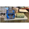 Image 1 : TACKLE BOX AND ROLLING COOLER WITH CONTENTS