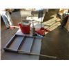 Image 1 : METAL PLANTER STAND, LYSOL READY BRUSH TOILET BOWL CLEANER, DRYING RACK, TOILET BRUSH, BROOM AND MOP