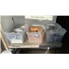 Image 1 : 3 TOTES OF PURELL DISPENSERS AND ACCESSORIES