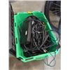 Image 3 : 2 TOTES OF AC CHARGERS, POWER STRIPS AND MORE