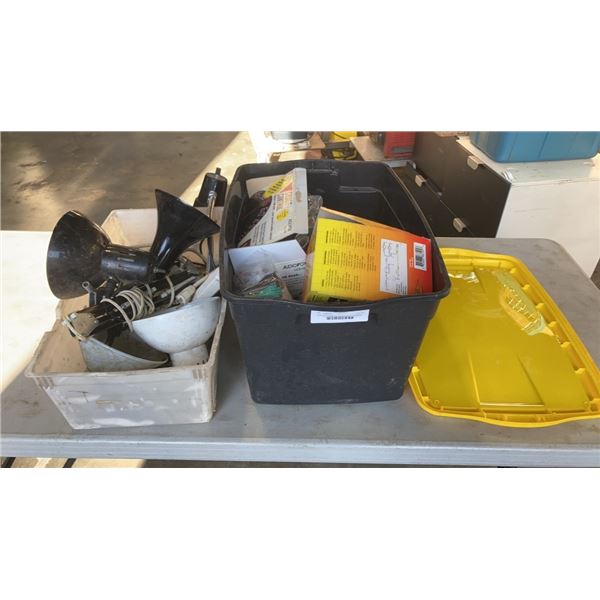 TOTE OF AUTOMOTIVE PARTS AND ELECTRICAL