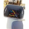 Image 1 : BIN OF PLIERS, SNIPS, HAND TOOLS