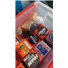 Image 8 : ELECTRIC COOLANT PUMP, BIN OF NEW FILTERS AND TRAILER JACK