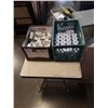 Image 1 : TOTE AND BOX OF RECEIPT PAPER, PIPE CONNECTORS
