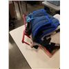Image 2 : LOT OF HORSE BLANKET, SADDLE RACK AND GERTH
