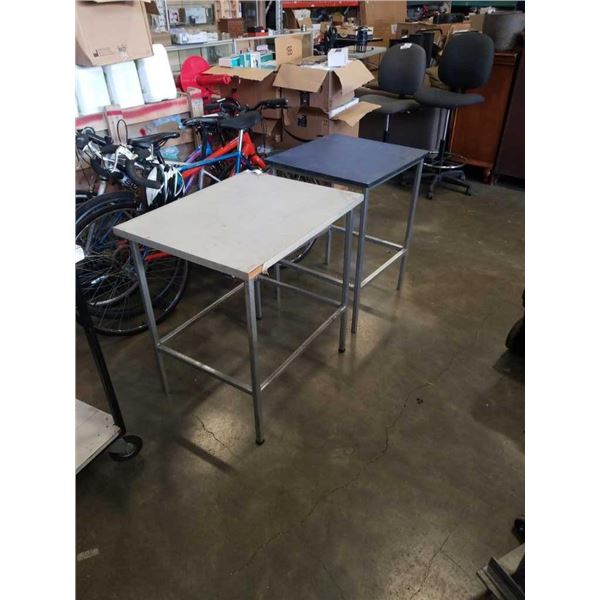 2 WORK BENCH TABLES