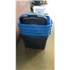 Image 3 : 8 TOTES WITH LIDS