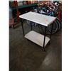 Image 2 : ROLLING 2 TIER CART