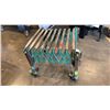 Image 1 : GENERAL INTERNATIONAL EXPANDABLE ROLLER CONVEYOR, ADJUSTABLE HEIGHT