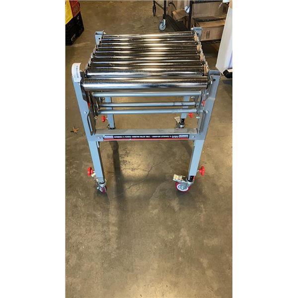 KING EXPANDABLE ROLLER CONVEYOR, ADJUSTABLE HEIGHT