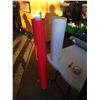 Image 1 : 2 ROLLS OF VINYL MATERIAL AND PLASTIC FILM