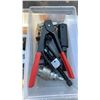 Image 2 : 2 BINS OF GEAR PULLERS, MEASURING TOOLS AND ORGANIZER OF TUBING CONNECTORS