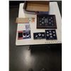 Image 1 : BOX OF NHL COLLECTIBLES AND PIN SET