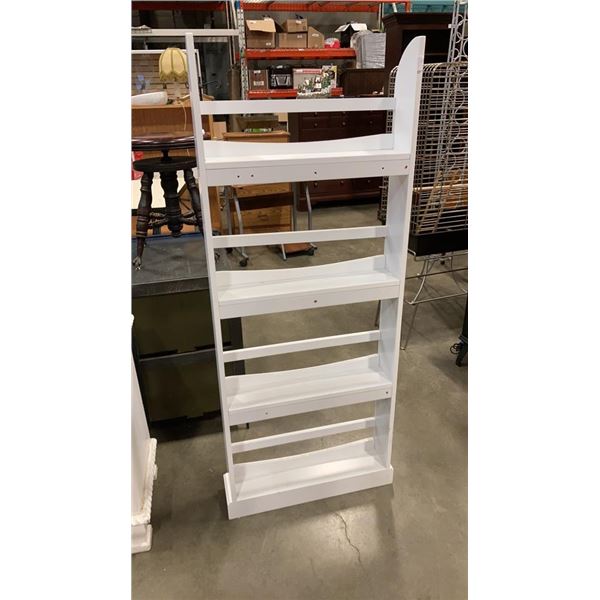 WHITE 4 TIER SHELF