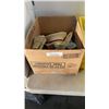 Image 2 : BOX AND CRATE OF ANTIQUE COLLECTIBLE, PAPER MACHE FIGURES AND MORE