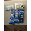 Image 1 : LOT OF 3 NEW PAIRS OF HIGH ARCH SUPPORT INSOLES, 2 CASES OF NEW SILICONE EAR PLUGS AND 4 DRAIN STRAI