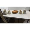 Image 1 : LOT OF POTTERY, CHINA AND CERAMIC POTATO DISH - ARROWSTONE POTTERY, MASONS IRONSTONE CHINA
