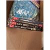 Image 2 : BOX OF DOLL DRESSES, AND 4 MANGA ANIME BOOKS