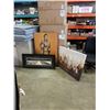 Image 1 : 2 CANVAS PRINTS AND FRAMED PRINT