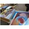 Image 2 : LOT OF STRETCHED CANVAS PAINTINGS 18" X 24" OR BIGGER