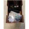 Image 3 : BOX OF CORDLESS SHAVER, BOTTLE OPENER, DREMEL BITS AND MORE