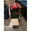 Image 2 : 6 FOOT ARTIFICIAL CHRISTMAS TREE AND BIN OF CHRISTMAS DECORATIONS