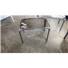 Image 2 : 3 CHROME GLASS TOP ENDTABLES