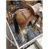 Image 2 : REAL HIDE CHILDS RIDE ON HORSE TOY
