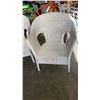 Image 2 : 2 WHITE WICKER CHAIRS
