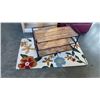 Image 1 : FOLDING SHELF AND WOOL CARPET