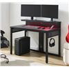Image 1 : LINON ALPHA GAMING DESK PEELING ON TOP, RETAIL $449