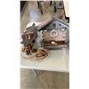 Image 2 : CUCKOO CLOCK AND WOOD GEARED CLOCK