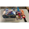 Image 1 : ZAK STORM  4 IN 1 VEHICLE PLAYSET WITH OPTIMUS PRIME SWORD LIGHTS AND SOUND AND POWER RANGERS SWORD