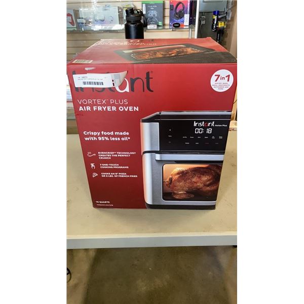 INSTANT POT VORTEX PLUS 7 IN 1 AIR FRYER OVEN TESTED AND WORKING