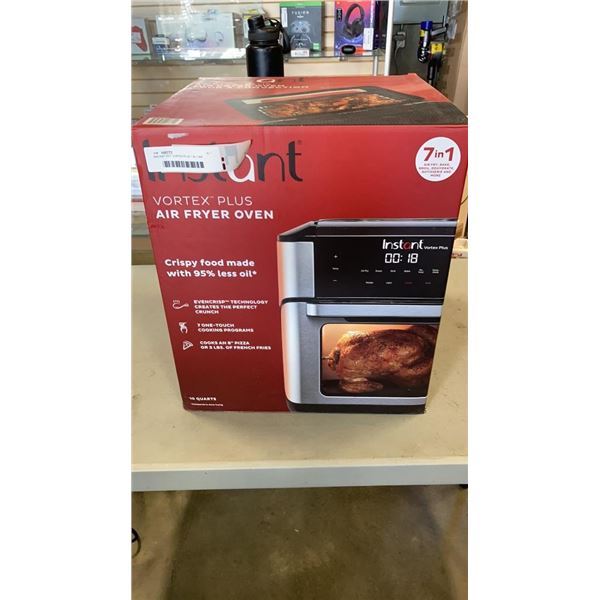 INSTANT POT VORTEX PLUS 7 IN 1 AIR FRYER OVEN TESTED AND WORKING