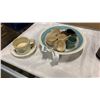 Image 2 : LOT OF SILVER PLATE SERVING PIECES, CHALET MUGS ETC