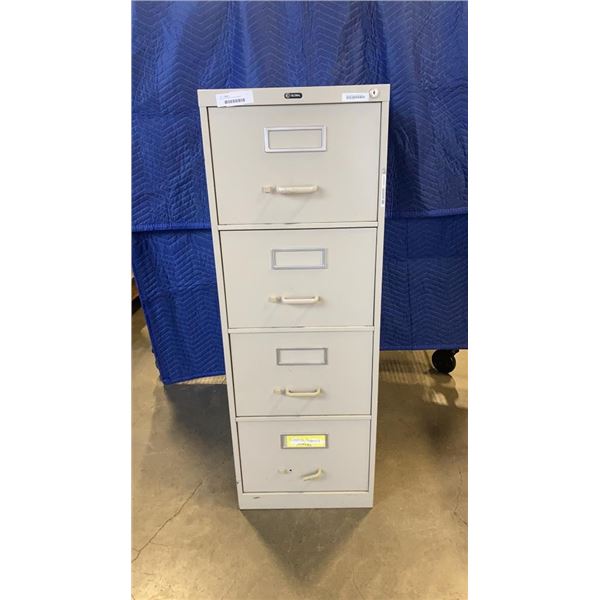 BEIGE 4 DRAWER FILING CABINET