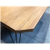 Image 2 : OAK TABLE AND 3 ASSORTED TOPS - MUST TAKE ALL