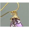 Image 2 : 10K Multifaceted Ametrine Drop Earrings