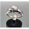 Image 1 : 14K White Gold 1/3 Carat Diamond Solitaire Ring